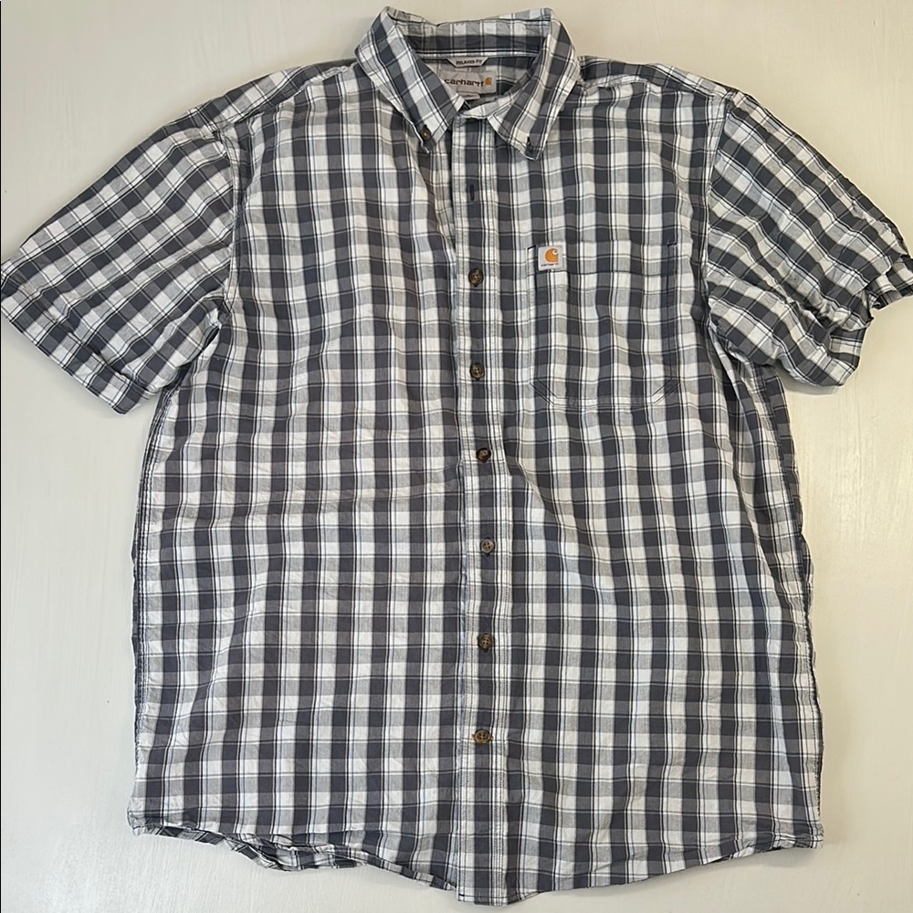 Carhartt Relaxed Fit Lightweight Plaid Shirt